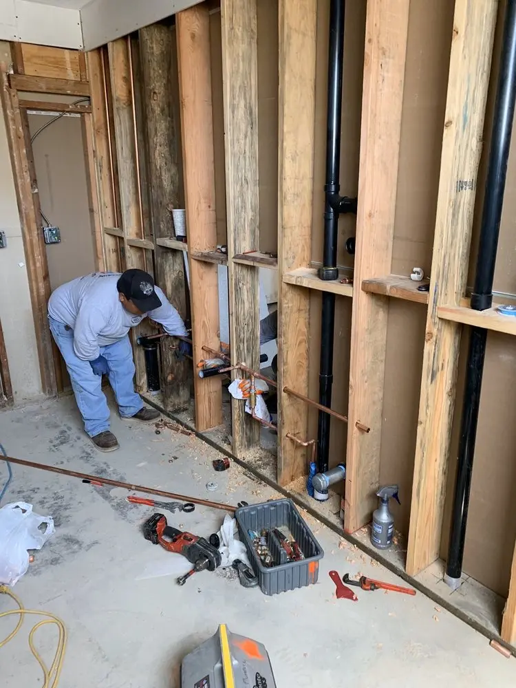Commercial rough-in plumbing for Water Heater Replacement in Glendola